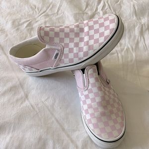Pink Checkered Vans